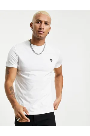 Timberland Camiseta blanca con logo en la parte izquierda del pecho Dunstan River de -Blanco