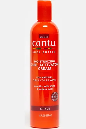 Cantu Crema hidratante y activadora de rizos con manteca de karité de 355 ml de