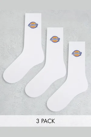 Dickies Multipack de 3 pares de calcetines blancos Valley Grove Mid de