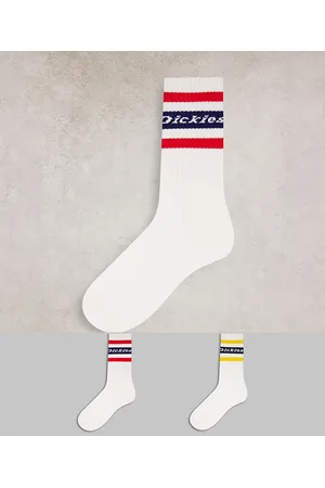 Dickies Pack de 2 pares de calcetines blancos Genola de