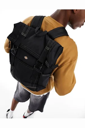 Dickies Mochila negra con parte superior enrollable Ashville de