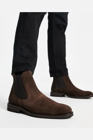 SCALPERS Botas Chelsea marrones de