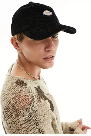 Dickies Gorra negra de pana Hardwick de