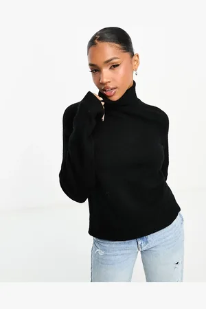 Pieces® Jersey con cuello vuelto de