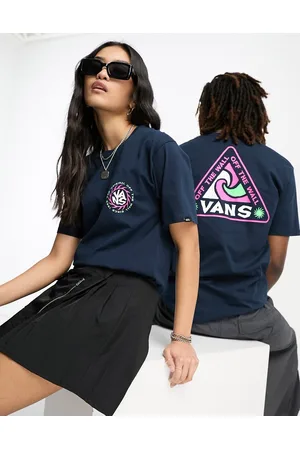 Vans Camiseta unisex con estampado en la espalda Summer Camp de