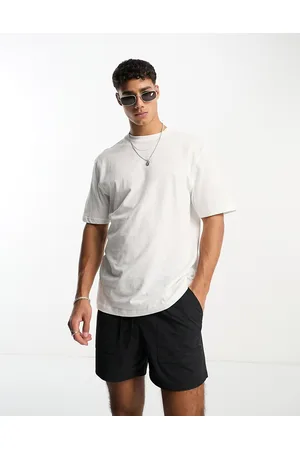 River Island Camiseta blanca de corte estándar de