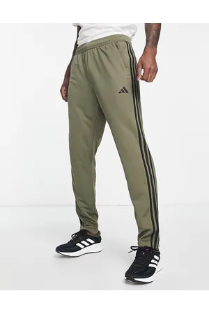 adidas Joggers caquis con 3 rayas Train Essentials de adidas Training-Verde