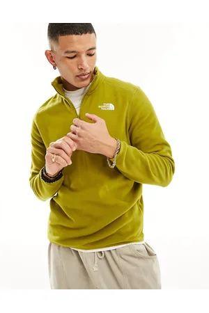 The North Face Polar con cremallera corta Glacier 100 de -Verde