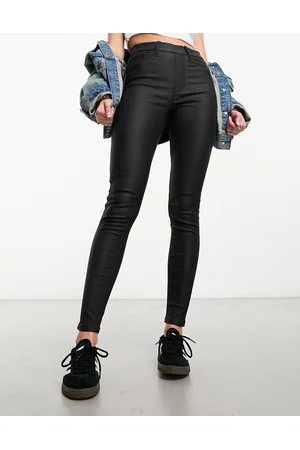 New Look Jeggings negros revestidos de