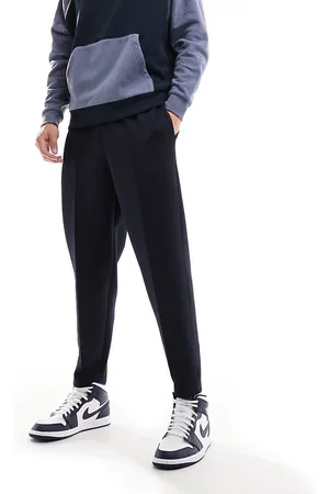 ASOS Joggers de corte tapered de tejido efecto neopreno de