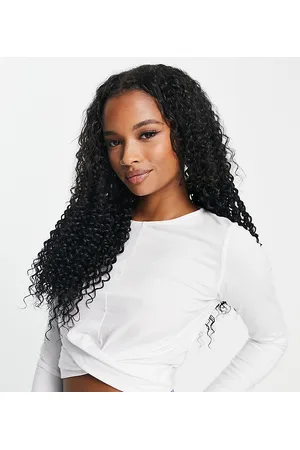 Easilocks Extensiones de cabello rizado Kinky Clip-In de 15" exclusivas de x Kaz-Brunette