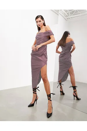 Vestido Midi Estampado Asimétrico, Ofertas en vestidos de mujer