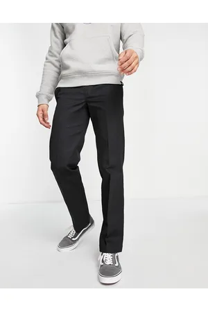 Dickies Pantalones chinos negros de estilo oficina y corte recto slim 873 de