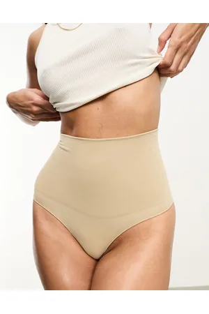 VERO MODA Tanga de talle alto sin costuras de - neutro