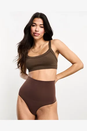VERO MODA Tanga de talle alto sin costuras de