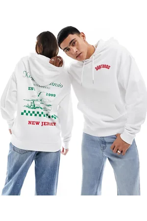 Sudadera negra extragrande unisex con estampados con licencia de Tupac de  ASOS DESIGN