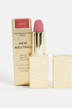 Revolution Pintalabios mate satinado Pro New Neutral de Revolution: Tono Velvet-Rosa