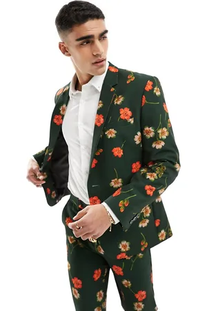 Trajes de flores discount hombre