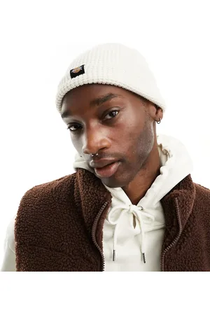 Dickies Gorro color de punto de arroz Woodworth de -Beis neutro