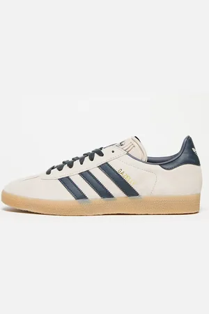 adidas Zapatillas de deporte color topo y añil Gazelle de -Marrón