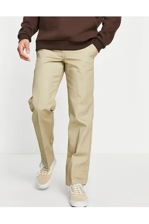 Dickies Pantalones chinos caquis de trabajo de corte recto slim 873 de -Verde