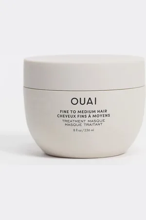 OUAI Mascarilla de tratamiento para cabellos finos y medios de 236 ml de