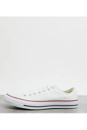 Converse Zapatillas blancas Chuck Taylor All Star Ox de Wide Fit