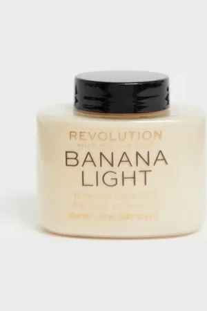 Revolution Polvos sueltos fijadores Banana Light de -Blanco