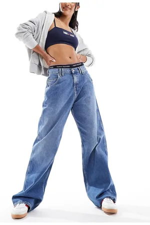 Tommy Hilfiger Vaqueros de talle bajo con lavado claro Daisy de -Azul