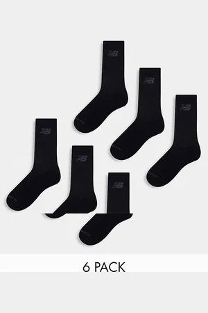 New Balance Pack de 6 pares de calcetines deportivos negros Performance de