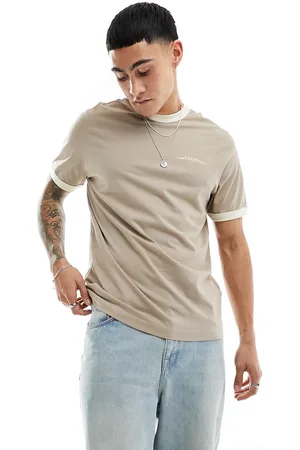 Farah Camiseta beis Clive de