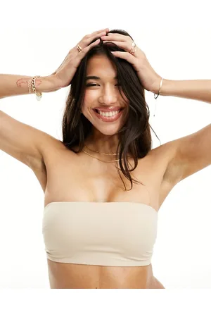 ASOS Sujetador moldeador estilo palabra de honor con relleno y tirantes multiposición Marina de - neutro