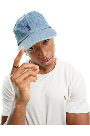 Ralph Lauren Gorra de béisbol vaquera con y logo Icon de -Azul