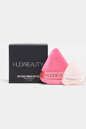 HUDA BEAUTY Dúo de esponjas para polvos de tamaño pequeño y mediano de