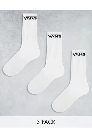 Vans Pack de 3 pares de calcetines blancos de Classic