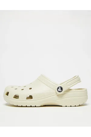 Crocs Zuecos color hueso clásicos unisex de -Beis