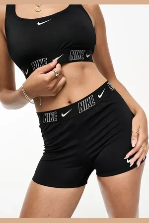 Nike Shorts de baño negros Fusion de