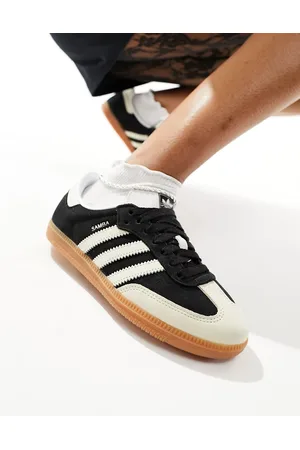 adidas Zapatillas de deporte negras y beis de ante Samba OG de
