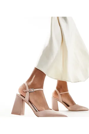 Be Mine Zapatos de novia color rubor de tacón con abalorios Frankie de -Rosa