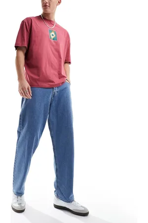 JACK & JONES Vaqueros azul medio holgados Alex de