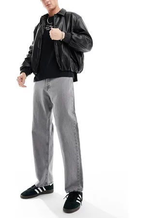 JACK & JONES Vaqueros grises holgados Alex de