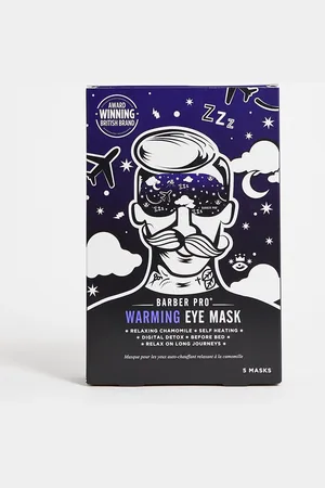 BARBER PRO Pack de 5 mascarillas cálidas para el contorno de ojos de