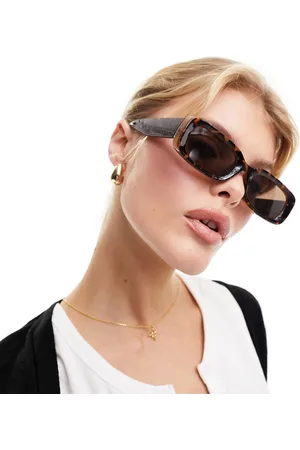Weekday Gafas de sol marrones cuadradas Cruise de