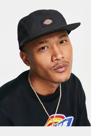 Dickies Gorra negra con diseño de cinco paneles Albertville de
