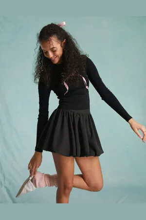 Miss Selfridge Minifalda de sastre abullonada de
