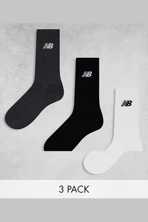 New Balance Pack de 3 pares de calcetines deportivos de varios colores con logo de