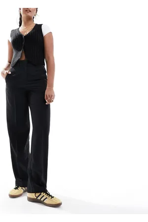 JJXX Pantalones de sastre negros de talle alto Mary de