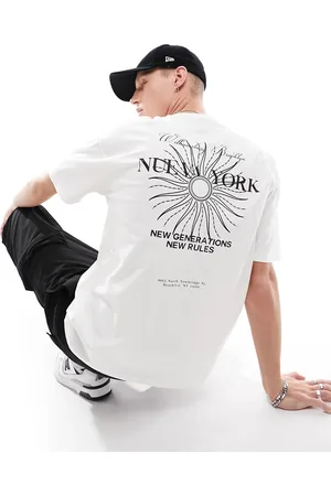 New Look Camiseta blanca con estampado gráfico "New York" de