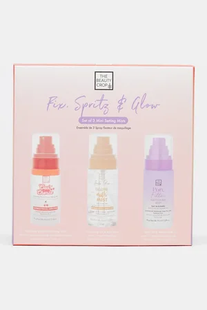 The Beauty Crop Set de 3 brumas fijadoras de tamaño pequeño Crop Fix, Spritz & Glow de (ahorra un 19%)