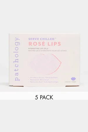 Patchology Pack de 5 parches labiales de gel Serve Chilled Rosé Lips de